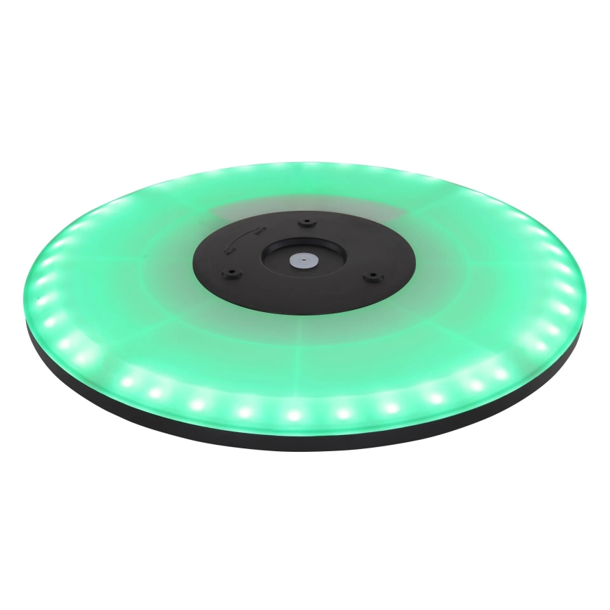 Globo - LED RGB Dimbare badkamer plafondlamp LED/21W/230V 3000-6000K + afstandsbediening IP44 zwart