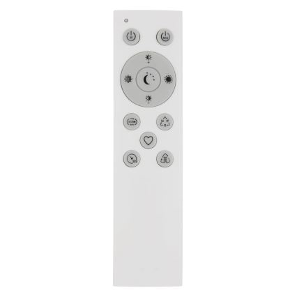 Globo - LED RGB Dimbare badkamer plafondlamp LED/21W/230V 3000-6000K + afstandsbediening IP44 zwart