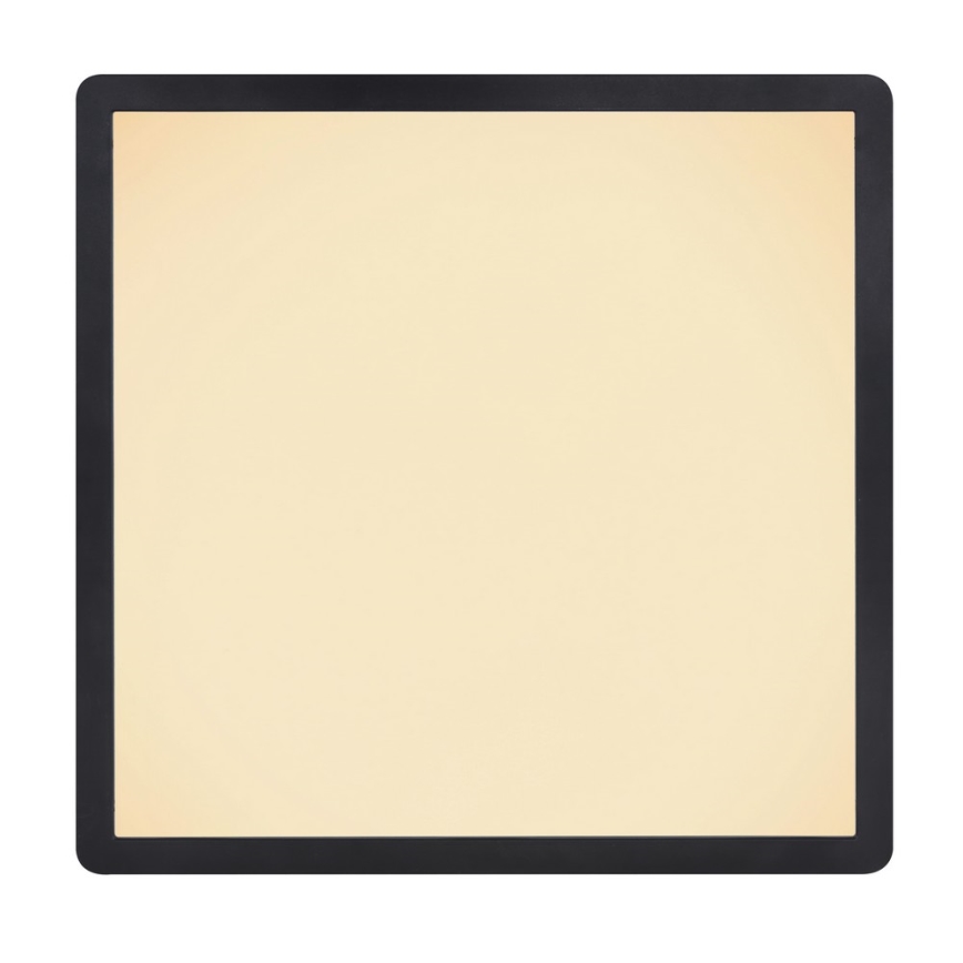 Globo - LED Dimbare badkamer plafondverlichting LED/18W/230V 29,4x29,4 cm IP44 zwart