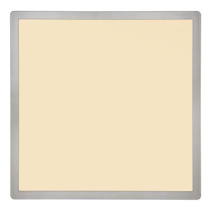 Globo - LED Dimbare badkamer plafondverlichting LED/18W/230V 29,4x29,4 cm IP44 mat chroom