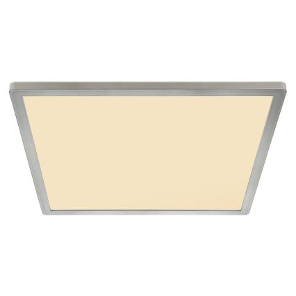 Globo - LED Dimbare badkamer plafondverlichting LED/24W/230V 42x42 cm IP44 mat chroom