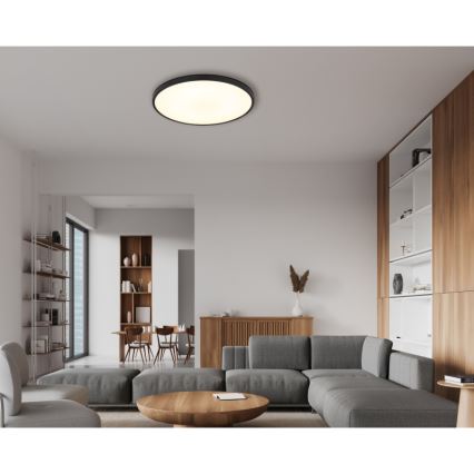 Globo - LED plafondlamp LED/32W/230V 4000K diameter 40 cm zwart