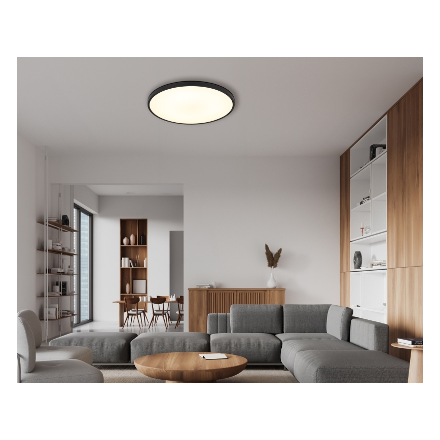 Globo - LED plafondlamp LED/32W/230V 4000K diameter 40 cm zwart
