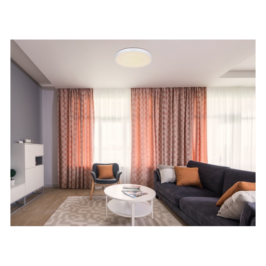 Globo - Dimbare LED plafondlamp LED/24W/230V + afstandsbediening