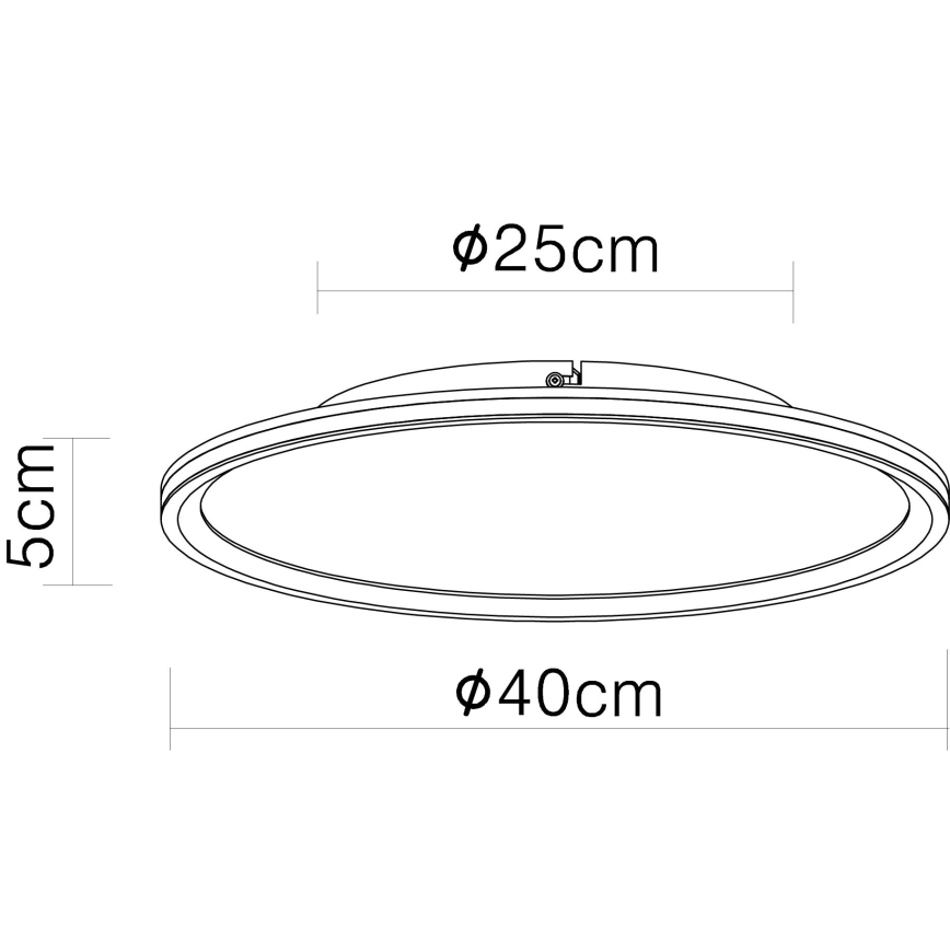 Globo - LED Plafondlamp LED/39W/230V diameter 40 cm