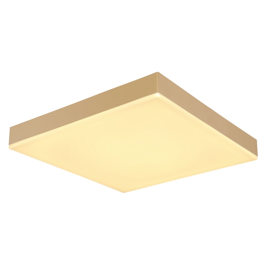 Globo - LED Plafondlamp LED/18W/230V 30x30 cm goud