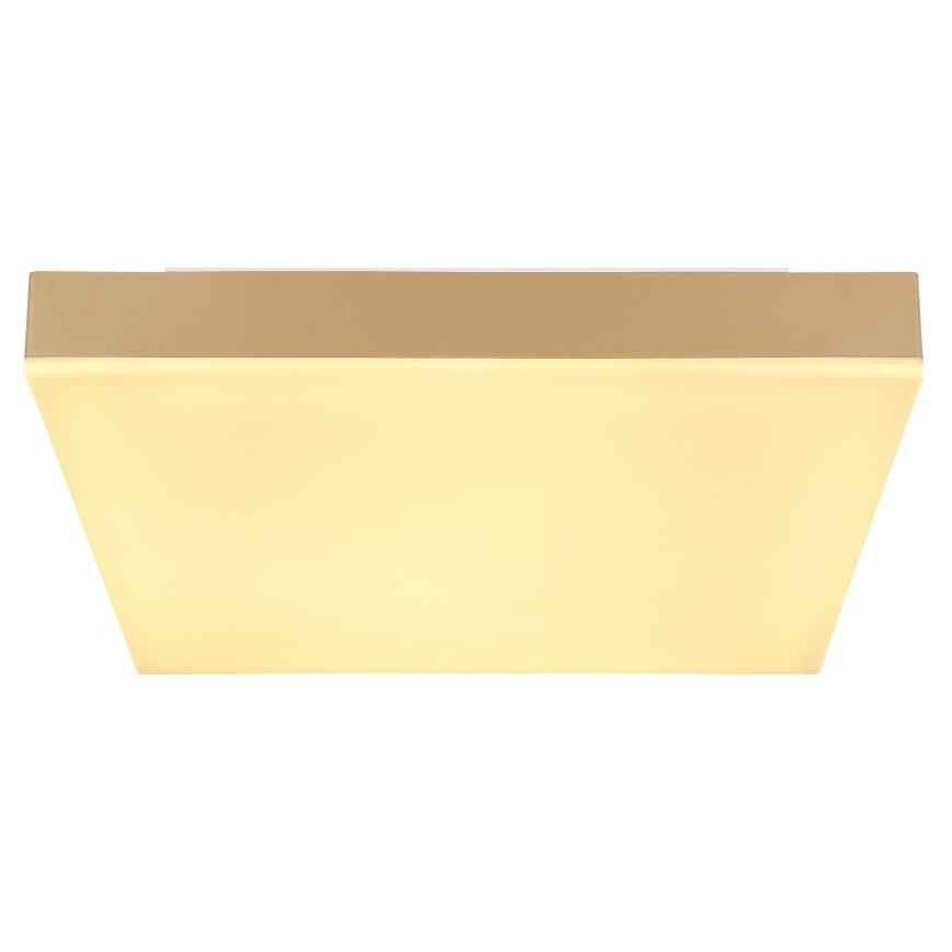 Globo - LED Plafondlamp LED/18W/230V 30x30 cm goud