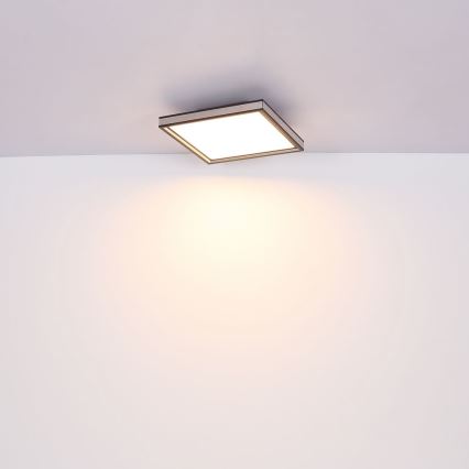 Globo - LED plafondlamp LED/12W/230V 30x30 cm zwart/wit