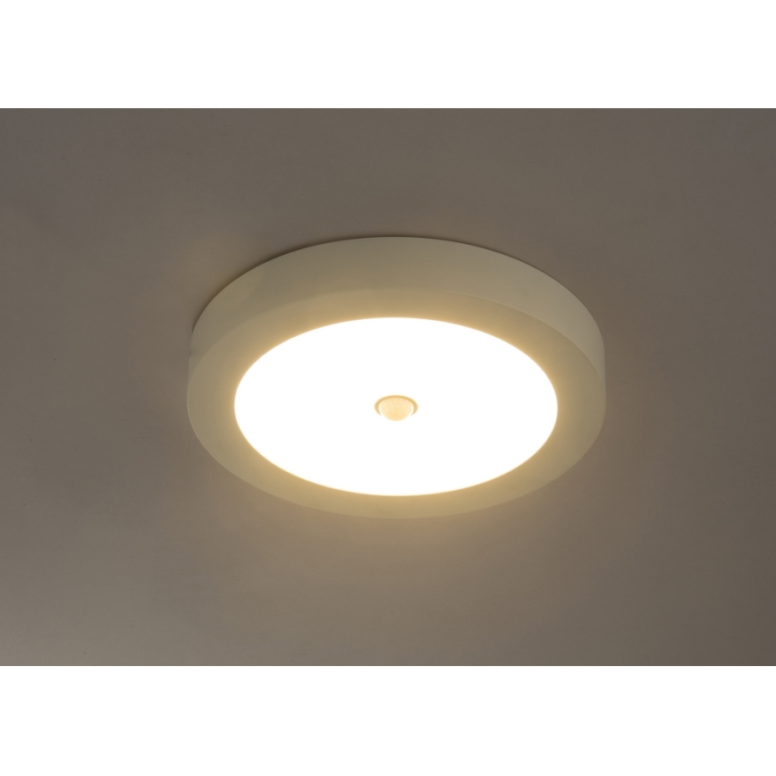 Globo - LED plafondlamp voor buiten met sensor LED/18W/230V IP44