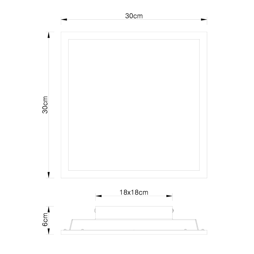Globo - LED Plafondlamp LED/12W/230V