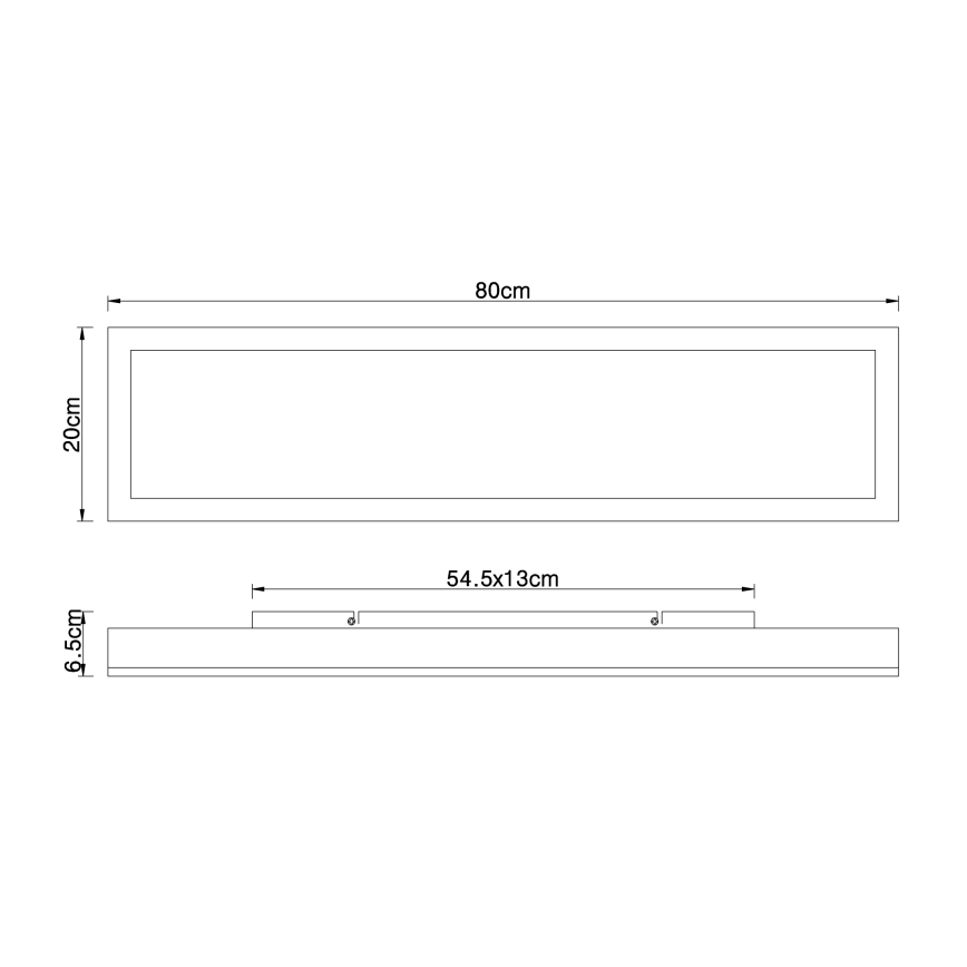 Globo - LED Plafond Lamp LED/24W/230V