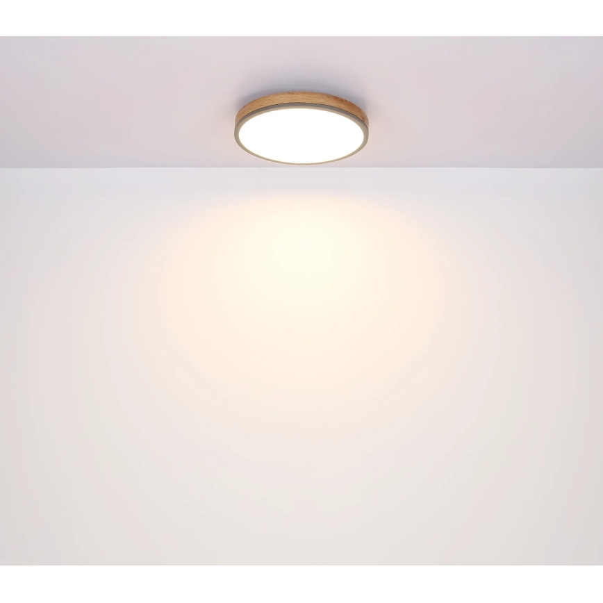 Globo - Dimbare LED plafondlamp LED/40W/230V 2700-6500K diameter 60 cm + afstandsbediening bruin/grijs