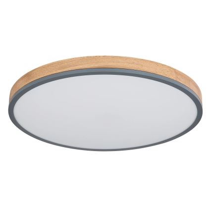 Globo - Dimbare LED plafondlamp LED/40W/230V 2700-6500K diameter 60 cm + afstandsbediening bruin/grijs