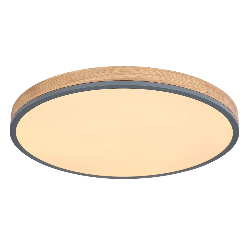 Globo - Dimbare LED plafondlamp LED/40W/230V 2700-6500K diameter 60 cm + afstandsbediening bruin/grijs