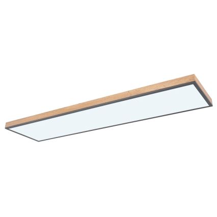 Globo - Dimbare LED-plafondlamp LED/36W/230V 2700-6500K bruin/grijs + afstandsbediening