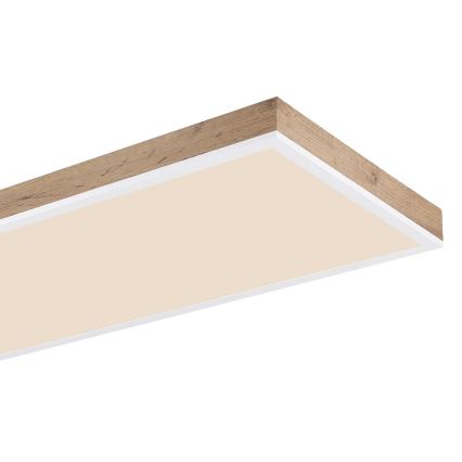 Globo - Dimbare LED-plafondlamp LED/36W/230V 2700-6500K bruin/wit + afstandsbediening