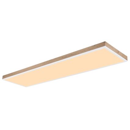 Globo - Dimbare LED-plafondlamp LED/36W/230V 2700-6500K bruin/wit + afstandsbediening