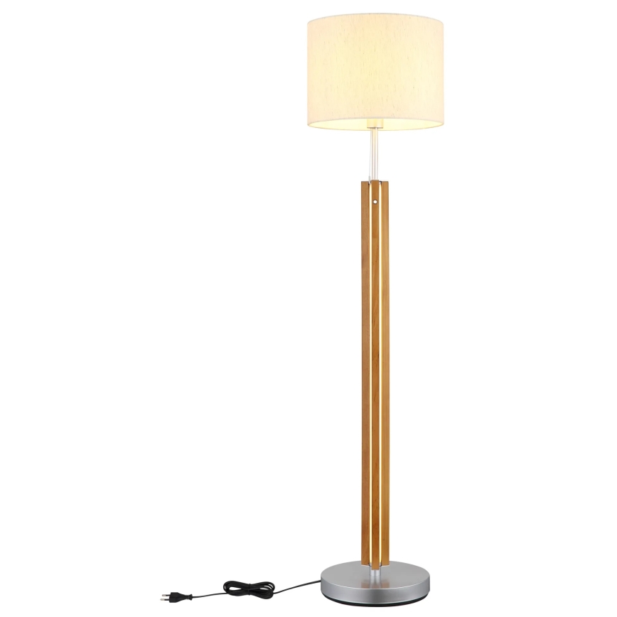 Globo - Dimbare LED-vloerlamp LED/21W/230V + 1xE27/25W