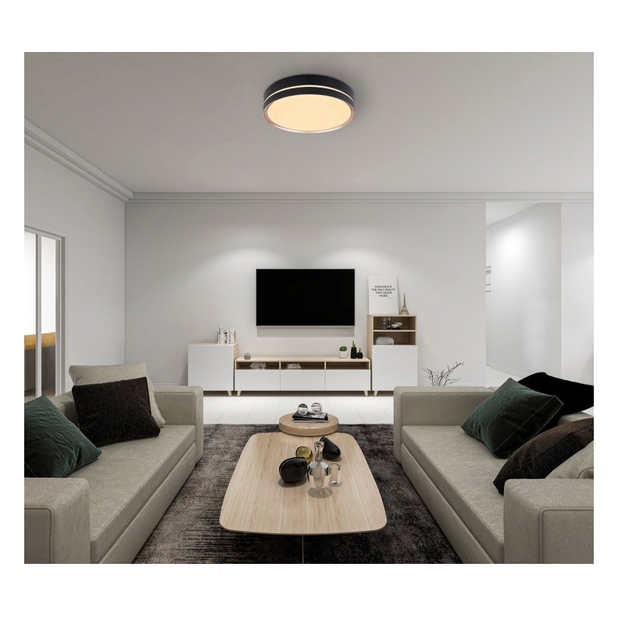 Globo - Dimbare LED plafondlamp LED/24W/230V + afstandsbediening