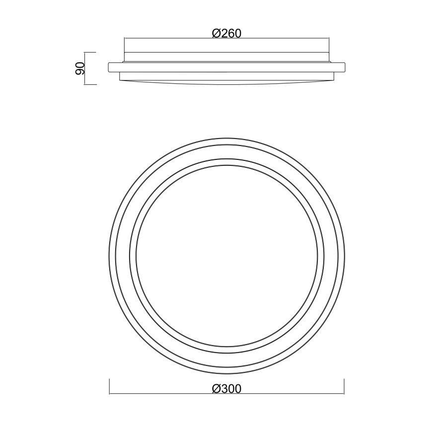Globo - LED Badkamer Plafondlamp met Sensor LED/18W/230V IP44