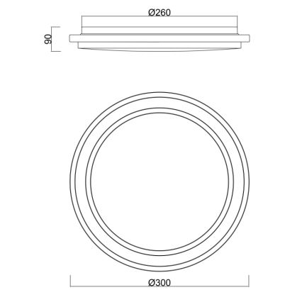 Globo - LED Badkamerplafondlamp met sensor LED/18W/230V IP44