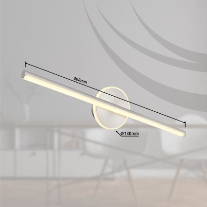 Globo - LED Badkamer spiegelverlichting LED/10W/230V 60,8 cm IP44 glanzend chroom