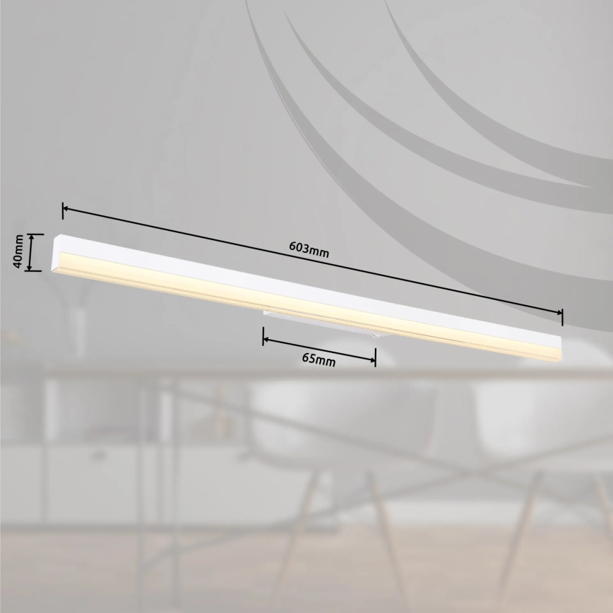 Globo - LED wand verlichting LED/18W/230V 3000/6000K 80 cm wit