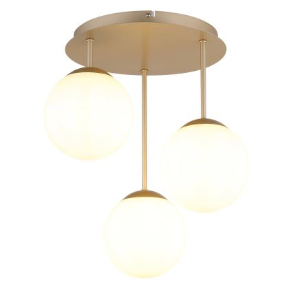 Globo - Opbouwkroonluchter 3xE14/25W/230V messing