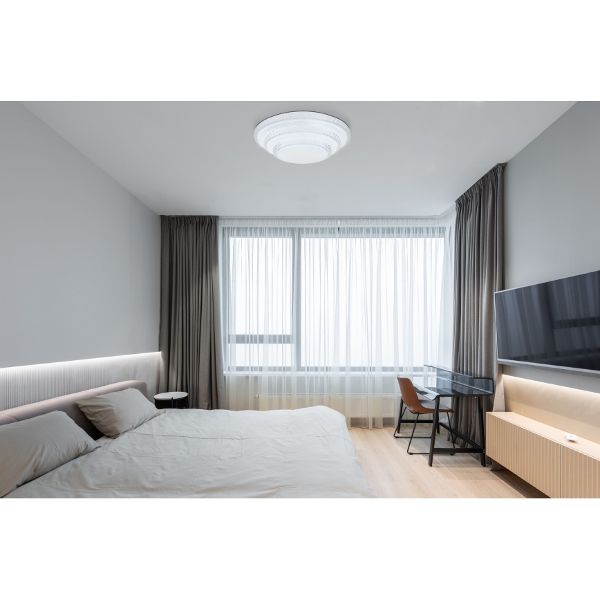 Globo - Dimbare LED plafondlamp LED/30W/230V TUYA Wi-Fi + afstandsbediening