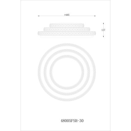 Globo - Dimbare LED plafondlamp LED/30W/230V TUYA Wi-Fi + afstandsbediening