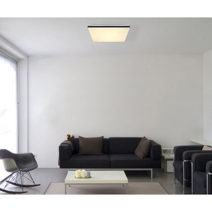 Globo - Dimbare LED plafondlamp LED/24W/230V Wi-Fi Tuya + afstandsbediening