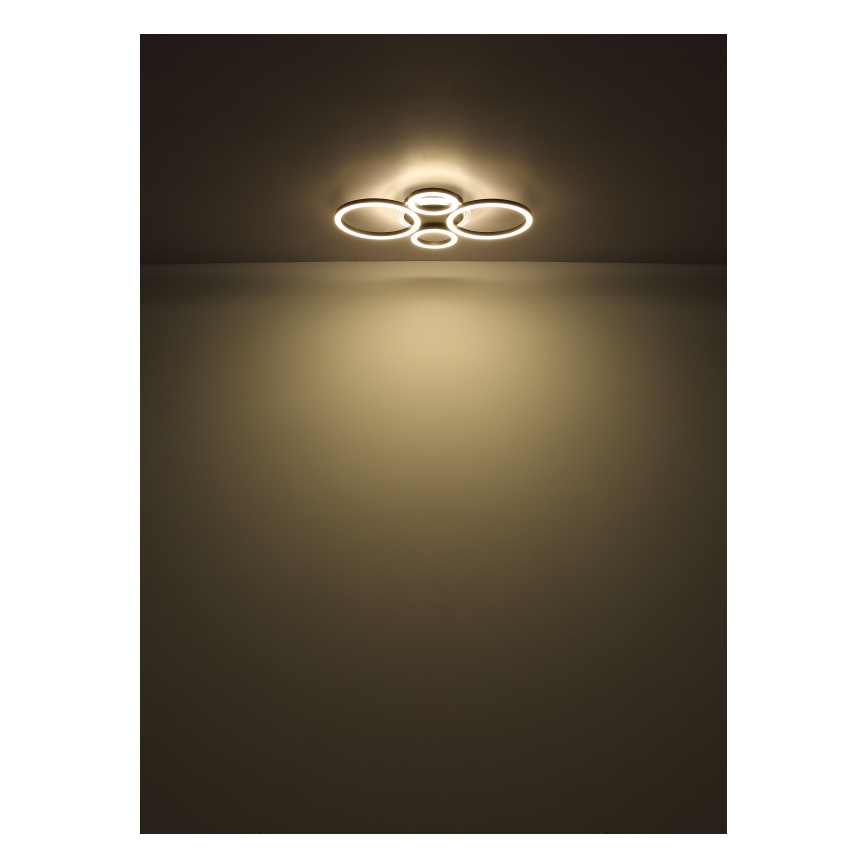 Globo - LED plafondlamp LED/30W/230V 2700/4500/6500K diameter 33x50 cm zwart