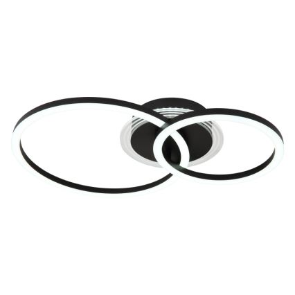 Globo - LED plafondlamp LED/30W/230V 2700/4500/6500K diameter 33x50 cm zwart