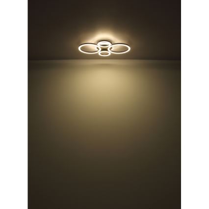 Globo - LED-plafondlamp LED/40W/230V 2700/4500/6500K Ø 35,5x53 cm zwart