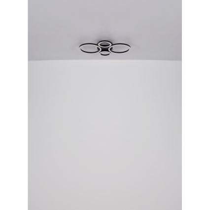 Globo - LED-plafondlamp LED/40W/230V 2700/4500/6500K Ø 35,5x53 cm zwart