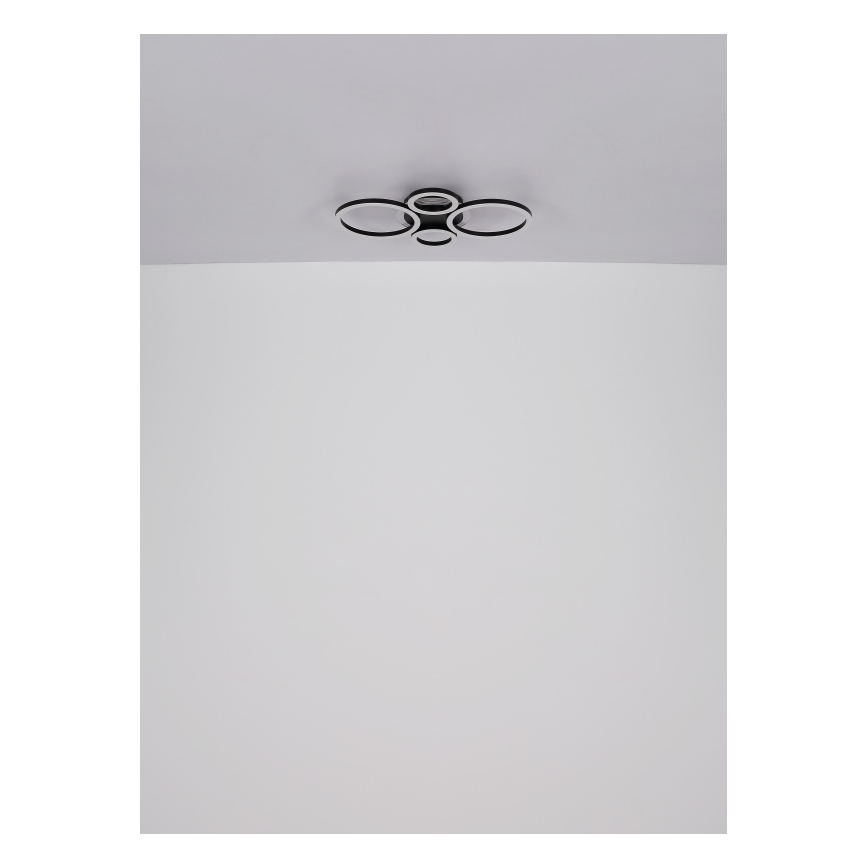 Globo - LED-plafondlamp LED/40W/230V 2700/4500/6500K Ø 35,5x53 cm zwart