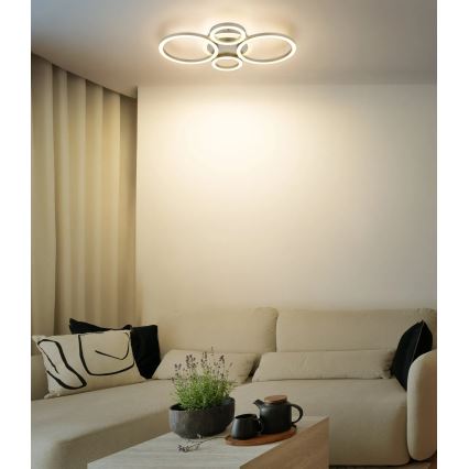 Globo - LED Plafondlamp LED/40W/230V 2700/4500/6500K pr. 35,5x53 cm messing