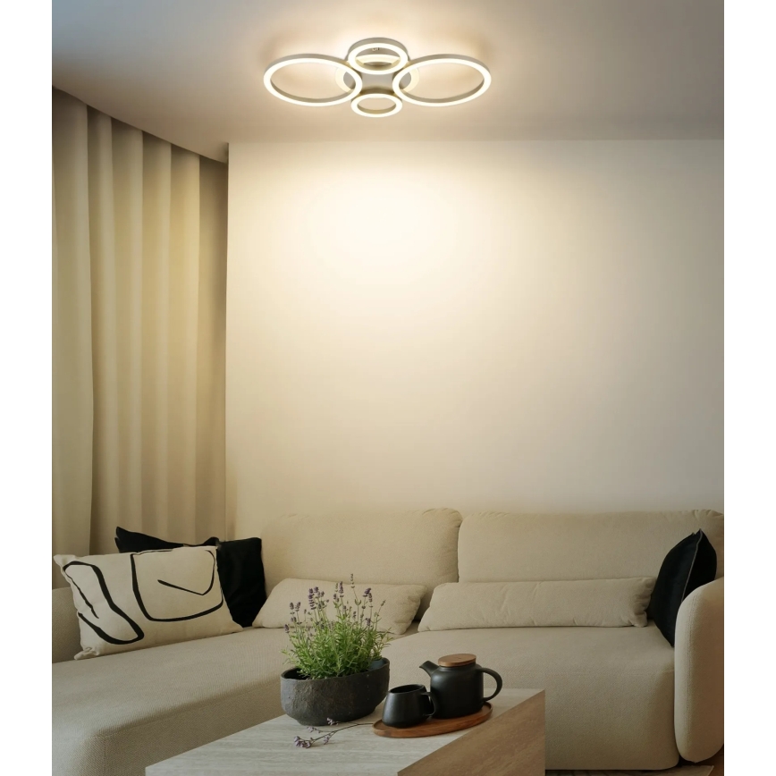Globo - LED Plafondlamp LED/40W/230V 2700/4500/6500K pr. 35,5x53 cm messing