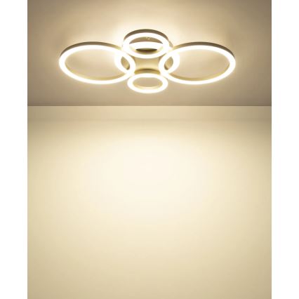 Globo - LED Plafondlamp LED/40W/230V 2700/4500/6500K pr. 35,5x53 cm messing
