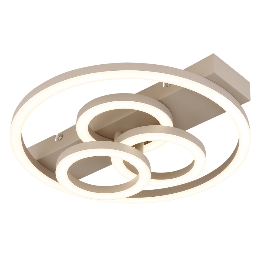 Globo - Dimbare LED-plafondlamp LED/40W/230V 2700-6500K Ø 35x33 cm beige + afstandsbediening