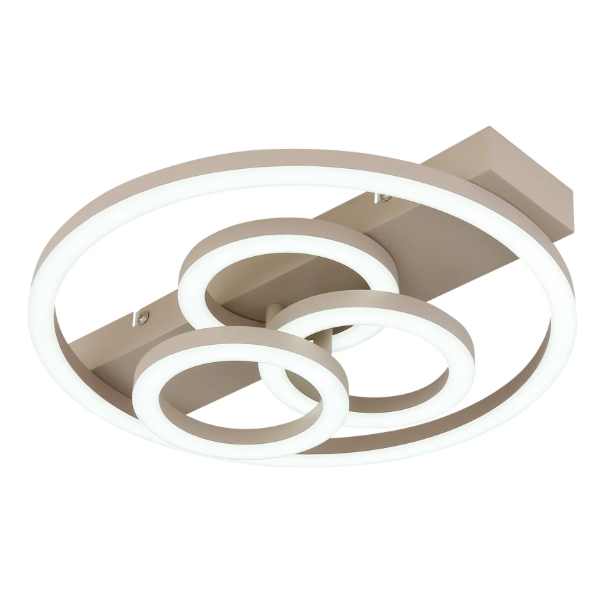 Globo - Dimbare LED-plafondlamp LED/40W/230V 2700-6500K Ø 35x33 cm beige + afstandsbediening