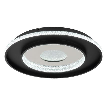 Globo - Dimbare LED plafondlamp LED/30W/230V 2700-6500K diameter 52,5 cm zwart + afstandsbediening