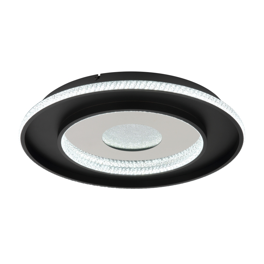 Globo - Dimbare LED plafondlamp LED/30W/230V 2700-6500K diameter 52,5 cm zwart + afstandsbediening