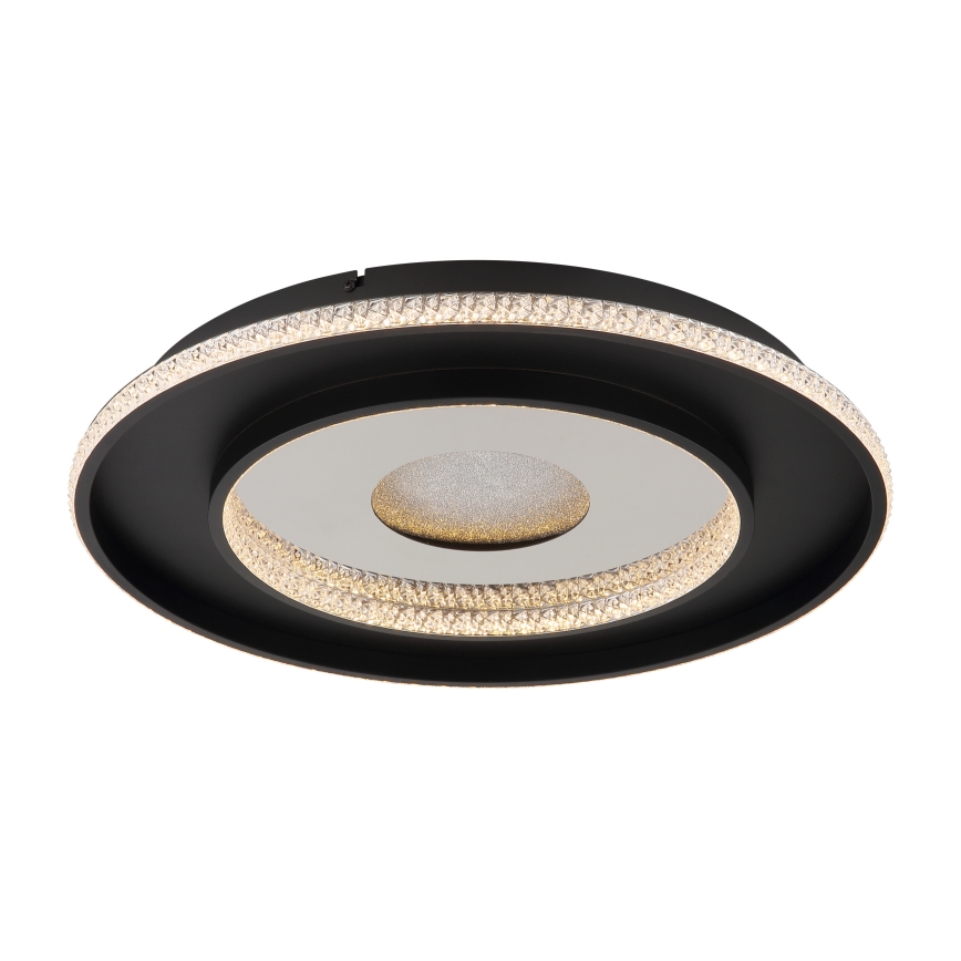 Globo - Dimbare LED plafondlamp LED/30W/230V 2700-6500K diameter 52,5 cm zwart + afstandsbediening