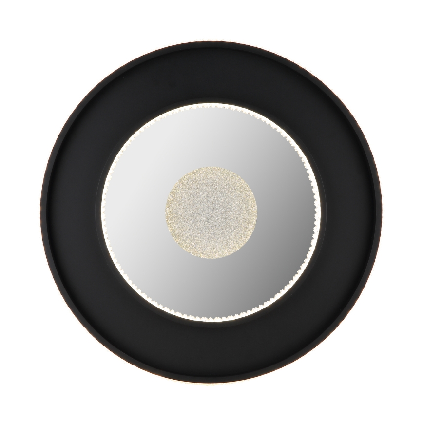 Globo - Dimbare LED plafondlamp LED/30W/230V 2700-6500K diameter 52,5 cm zwart + afstandsbediening