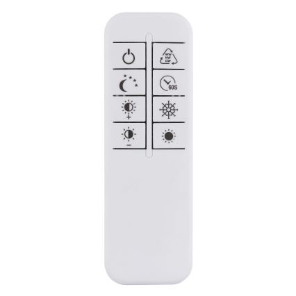 Globo - Dimbare LED hanglamp aan een koord LED/54W/230V 2700-6500K diameter 60 cm zwart + afstandsbediening