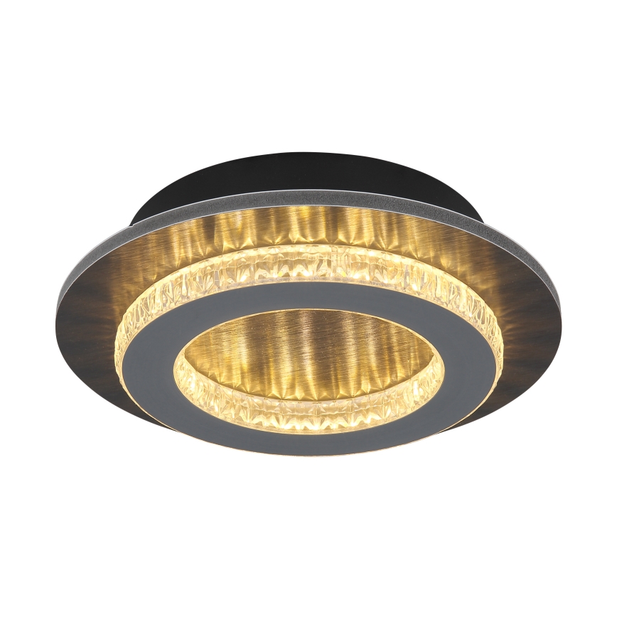 Globo - LED plafondlamp LED/12W/230V 3000/4000/6500K Ø 20 cm antraciet