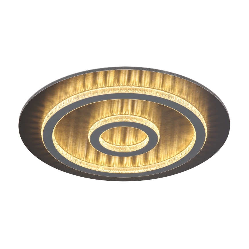 Globo - Dimbare LED-plafondlamp LED/40W/230V 3000-6500K Ø 45 cm antraciet + afstandsbediening
