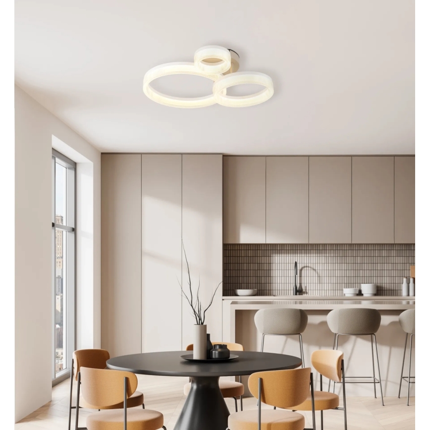 Globo - LED plafondlamp, 24W, 230V, 3000K, 40,5 x 51 cm