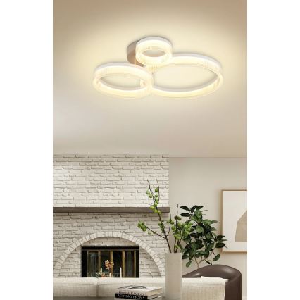 Globo - LED plafondlamp, 24W, 230V, 3000K, 40,5 x 51 cm